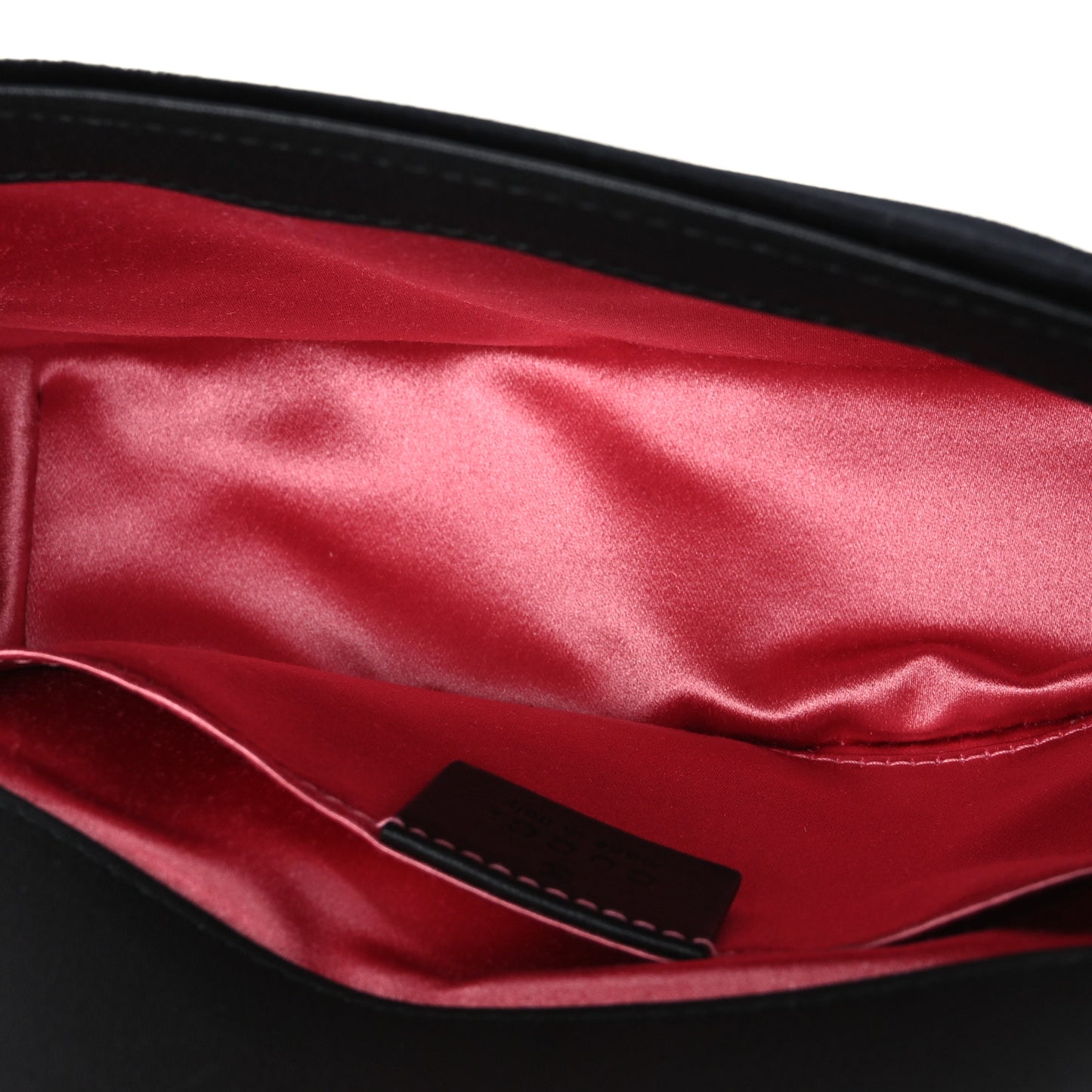 Velvet Matelasse Mini GG Marmont Shoulder Bag Black