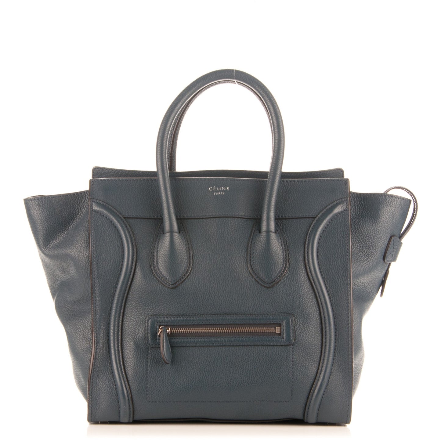 Drummed Calfskin Mini Luggage Orage
