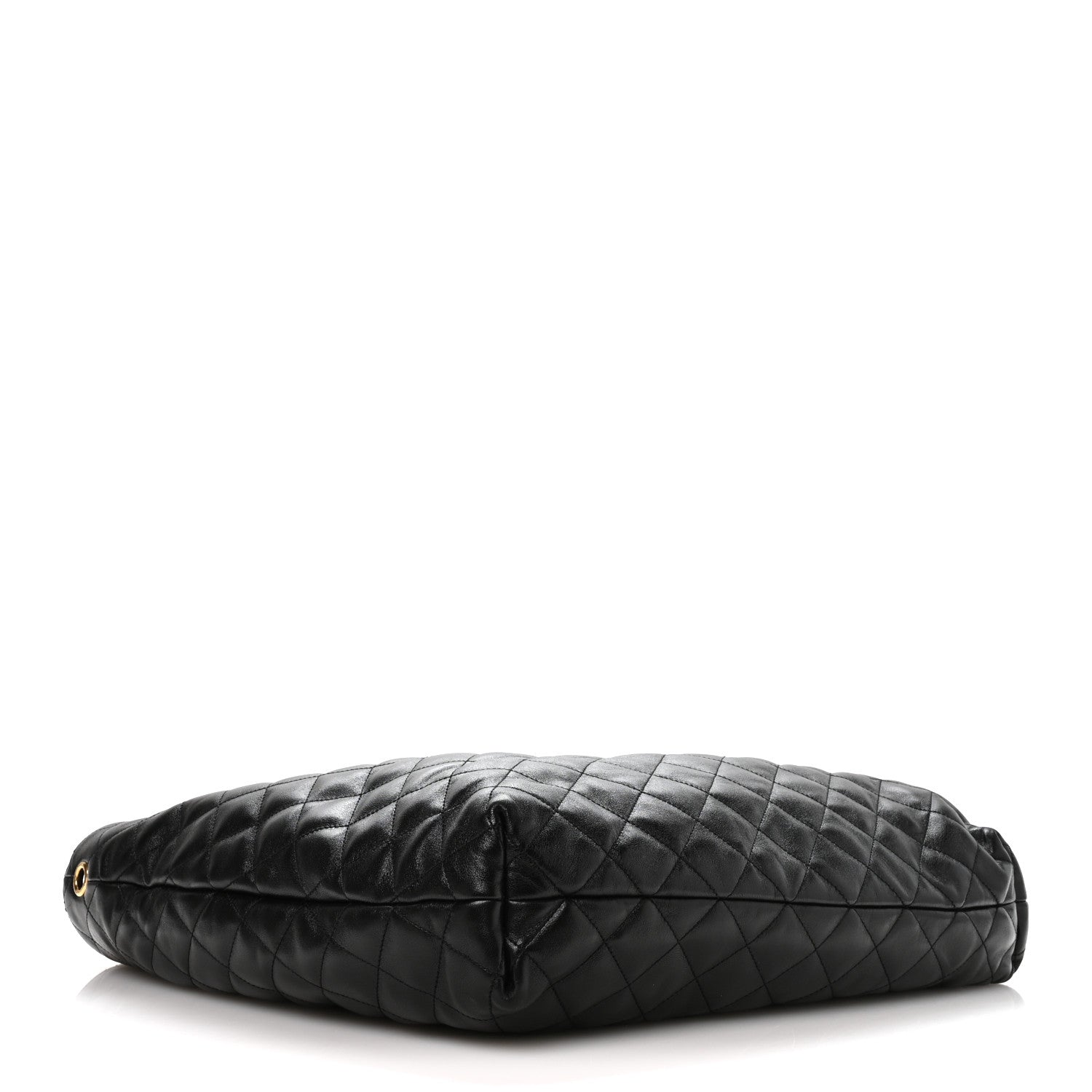 Saint Laurent Lambskin Quilted Maxi Icare Shopping Tote Black 4 of 11