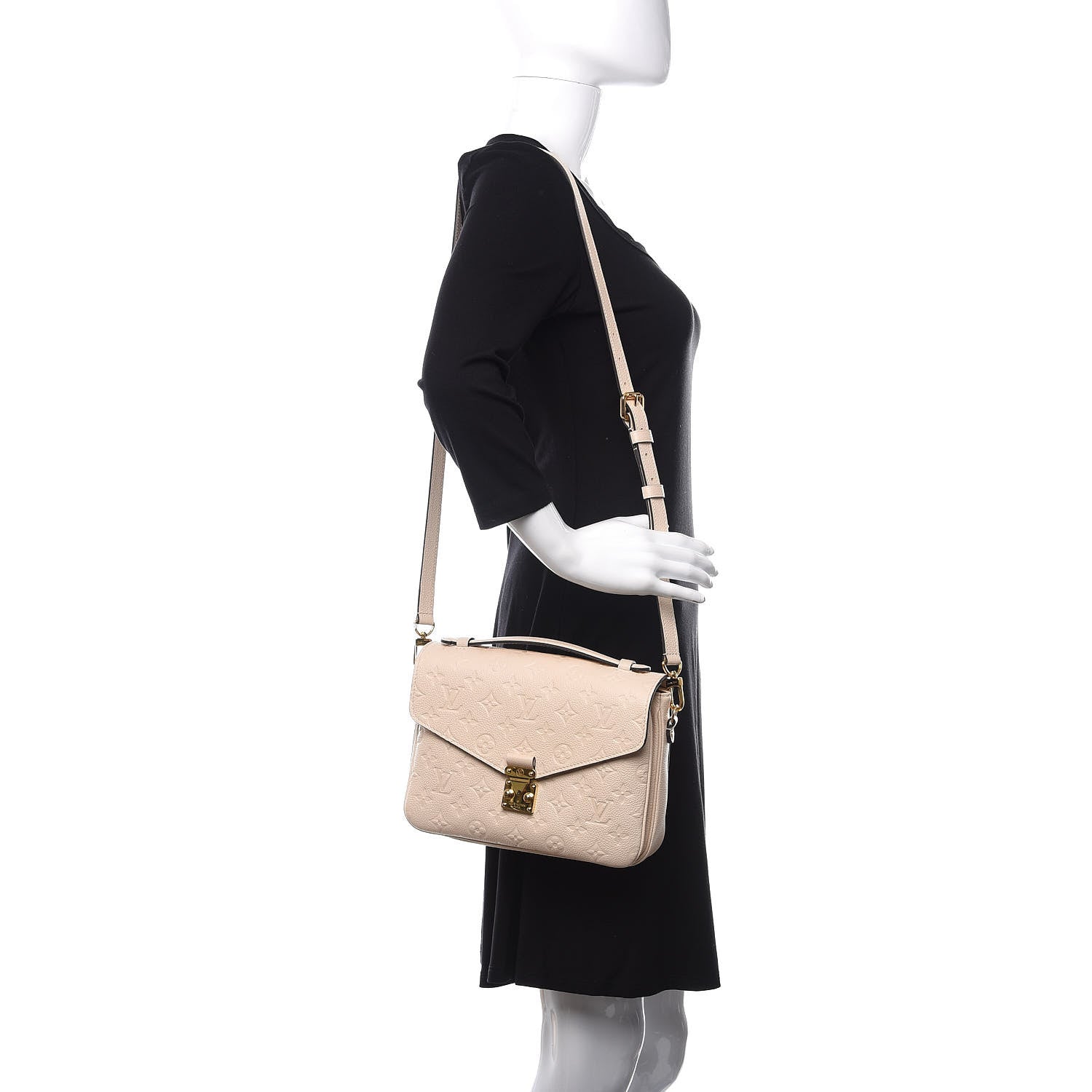 Louis Vuitton Empreinte Pochette Metis Creme 2 of 10