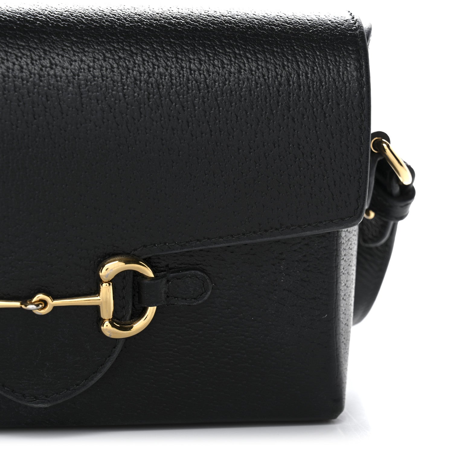 Gucci Calfskin Horsebit 1955 Shoulder Bag Black 11 of 11