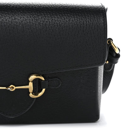 Gucci Calfskin Horsebit 1955 Shoulder Bag Black 11 of 11