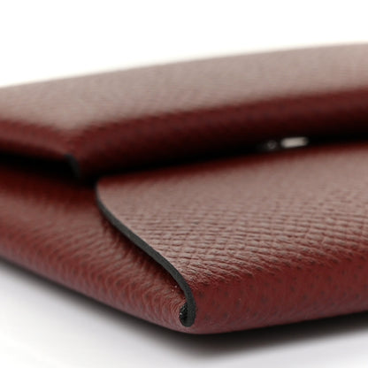 Hermes Epsom Bastia Coin Purse Rouge H 7 of 8