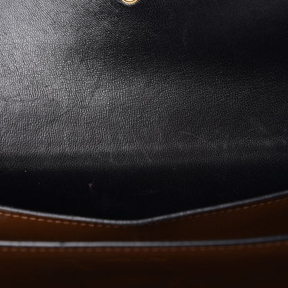 Celine Calfskin Medium Bi-Color Case Flap Camel 8 of 14