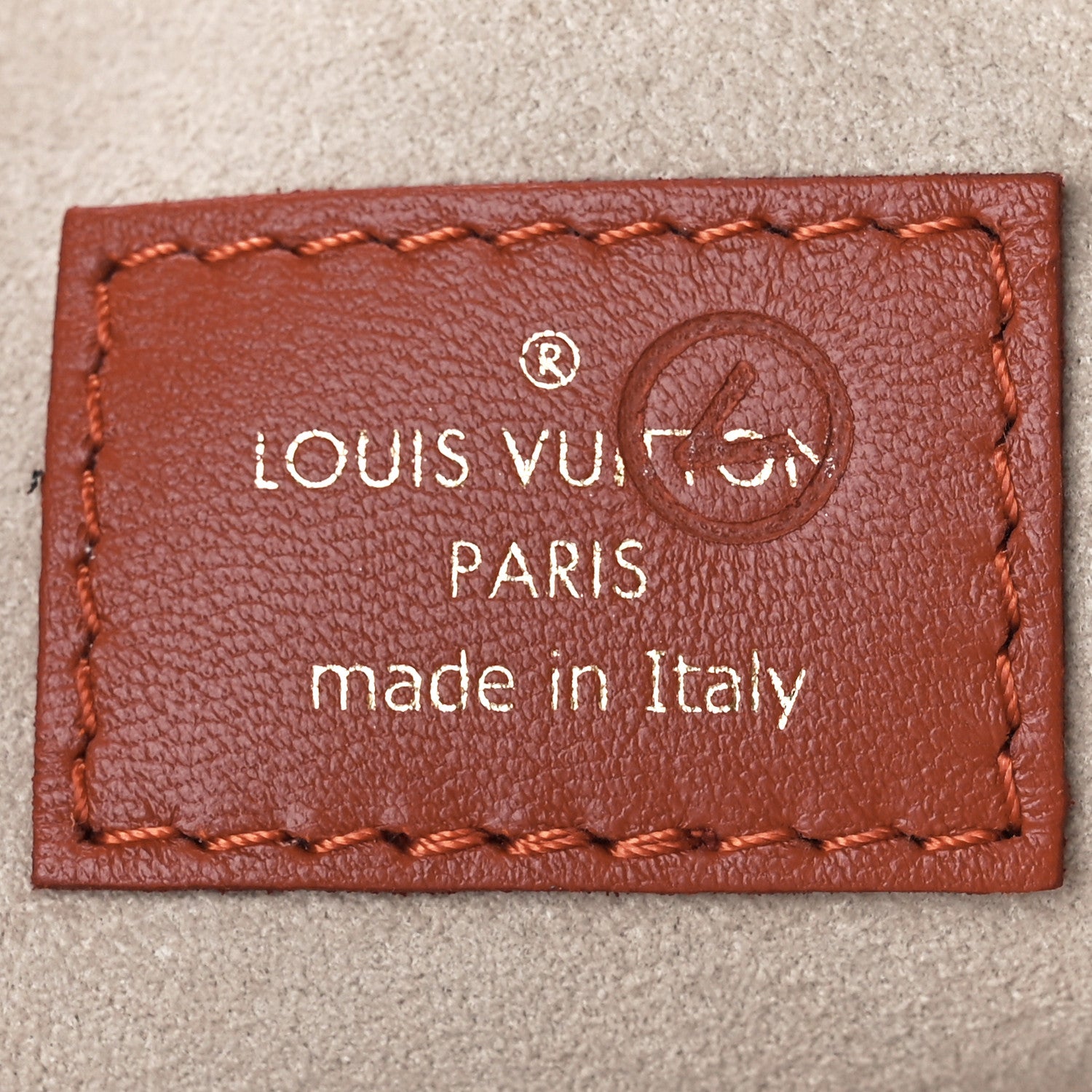 Louis Vuitton Lambskin Embossed Monogram Coussin PM Terracotta Brown 8 of 12
