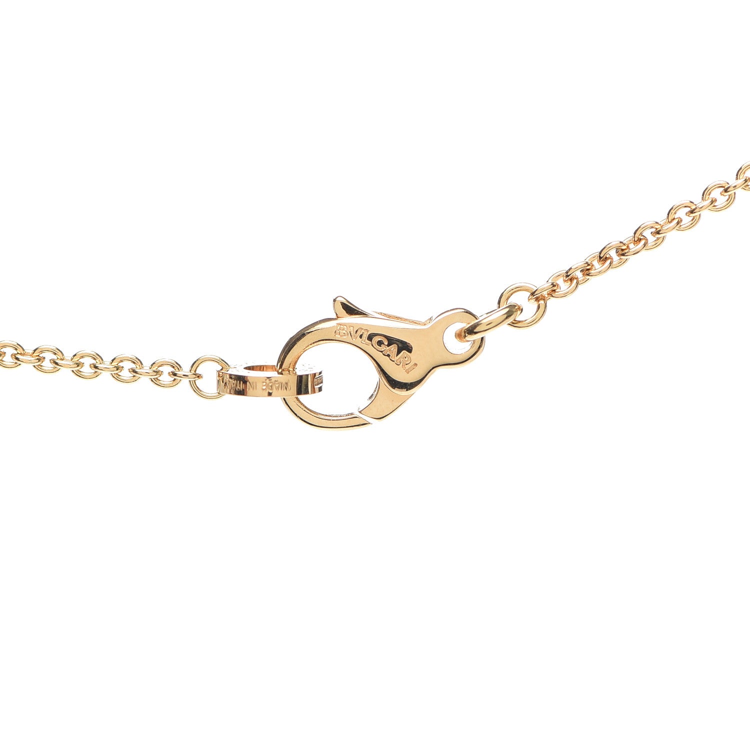 Bulgari 18K Yellow Gold B.Zero1 Lavalier Necklace 4 of 4