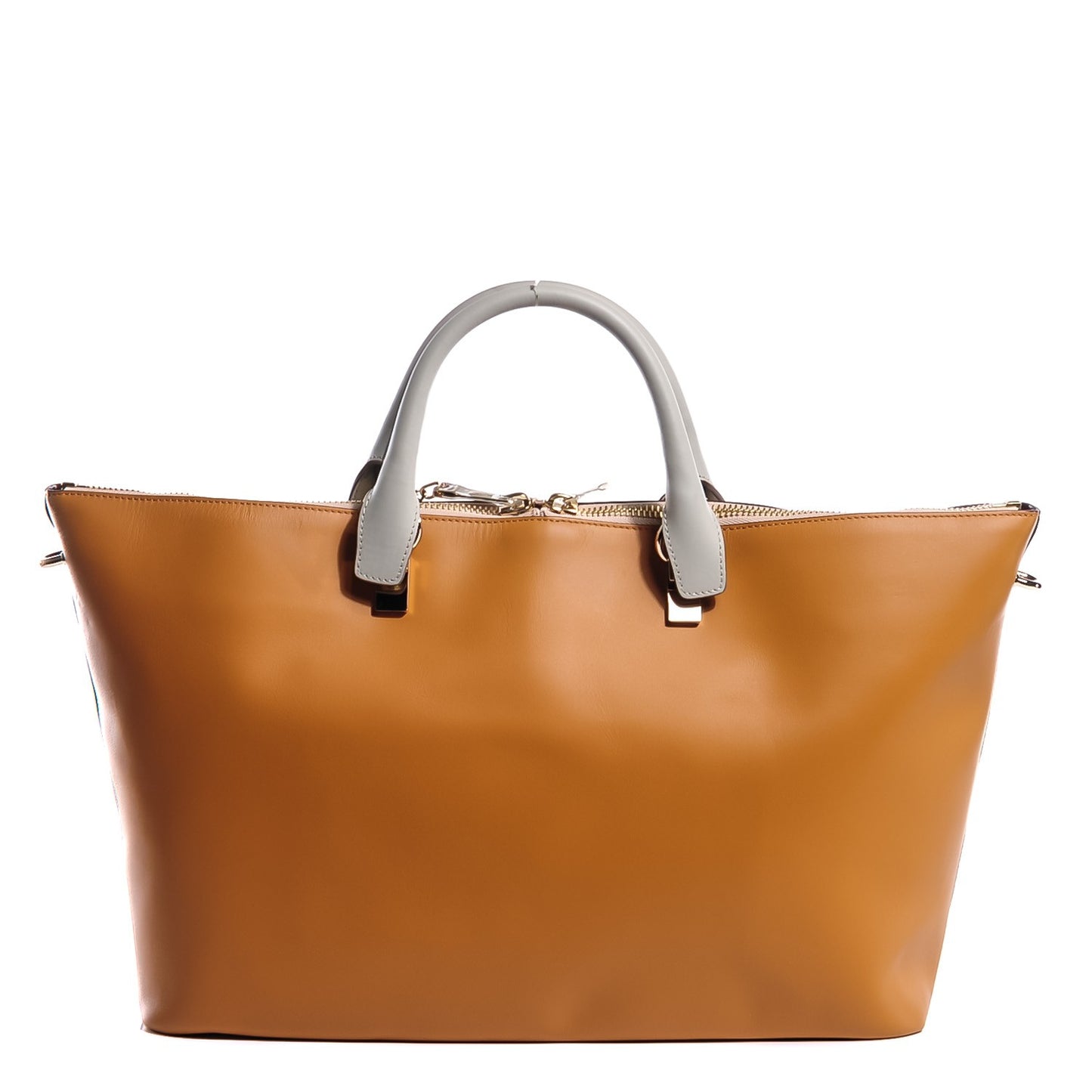 Smooth Calfskin Large Baylee Tote Yummy Cookie