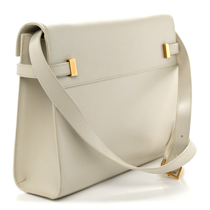 Saint Laurent Smooth Calfskin Manhattan Shoulder Bag Crema Soft 3 of 10