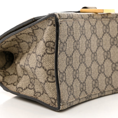 Balenciaga X GUCCI GG Supreme Monogram Small Hourglass Top Handle Bag Beige Ebony 10 of 11