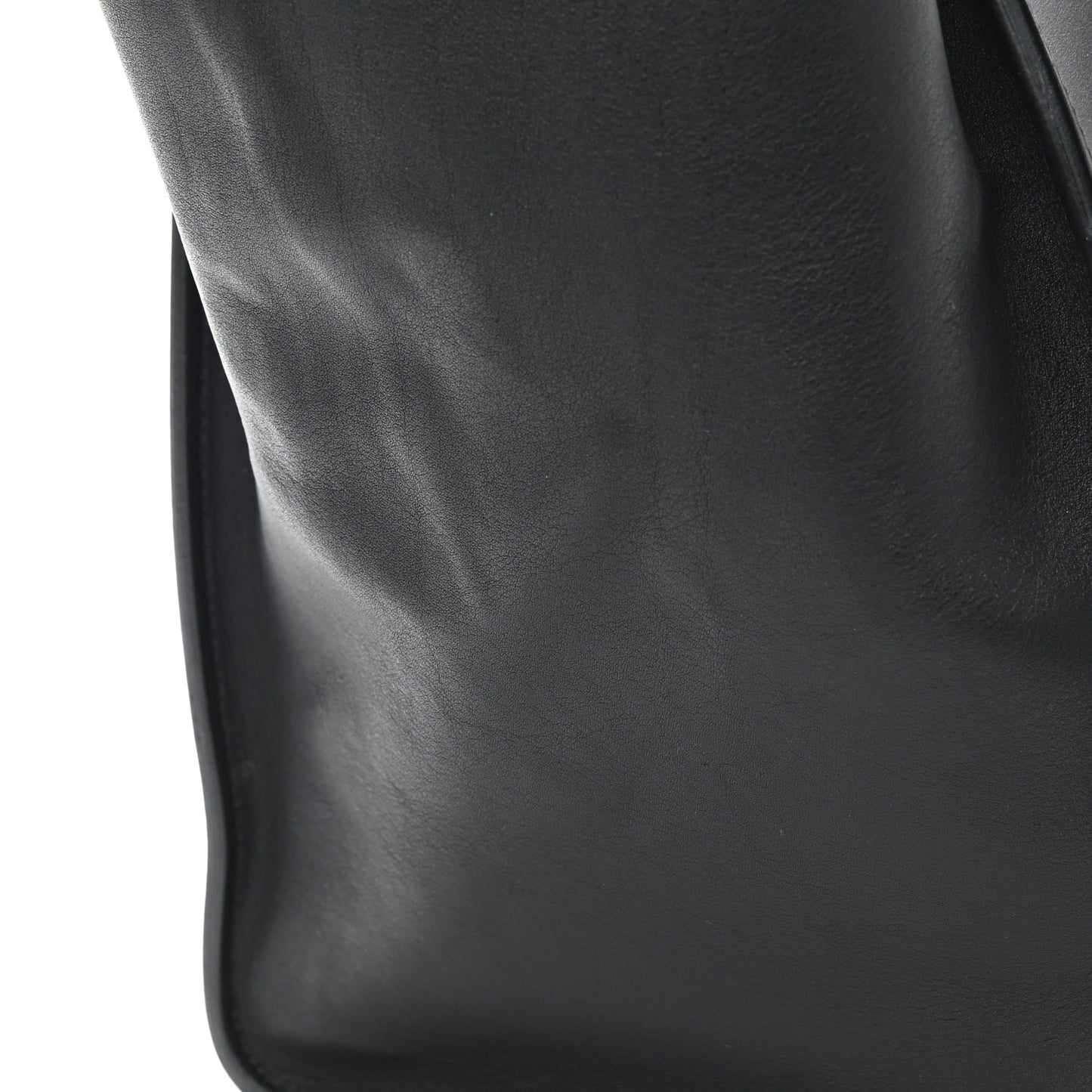 Smooth Calfskin Small Tie Knot Tote Black