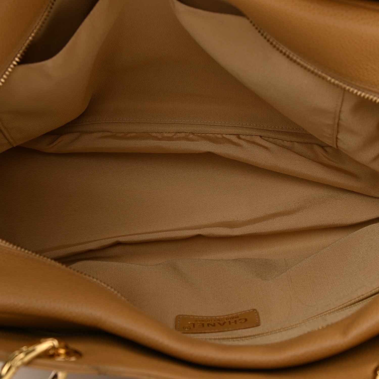 Chanel Caviar Quilted Grand Timeless Tote GTT Beige 5 of 15