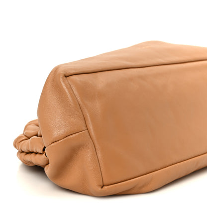 Mansur Gavriel Lambskin Cloud Clutch Caramel 8 of 9