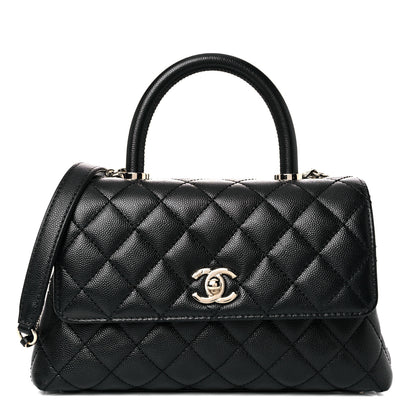 Chanel Caviar Quilted Mini Coco Handle Flap Black 1 of 9