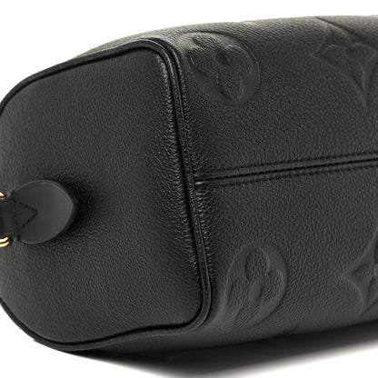 Louis Vuitton Empreinte Monogram Giant Speedy Bandouliere 20 Black 8 of 11
