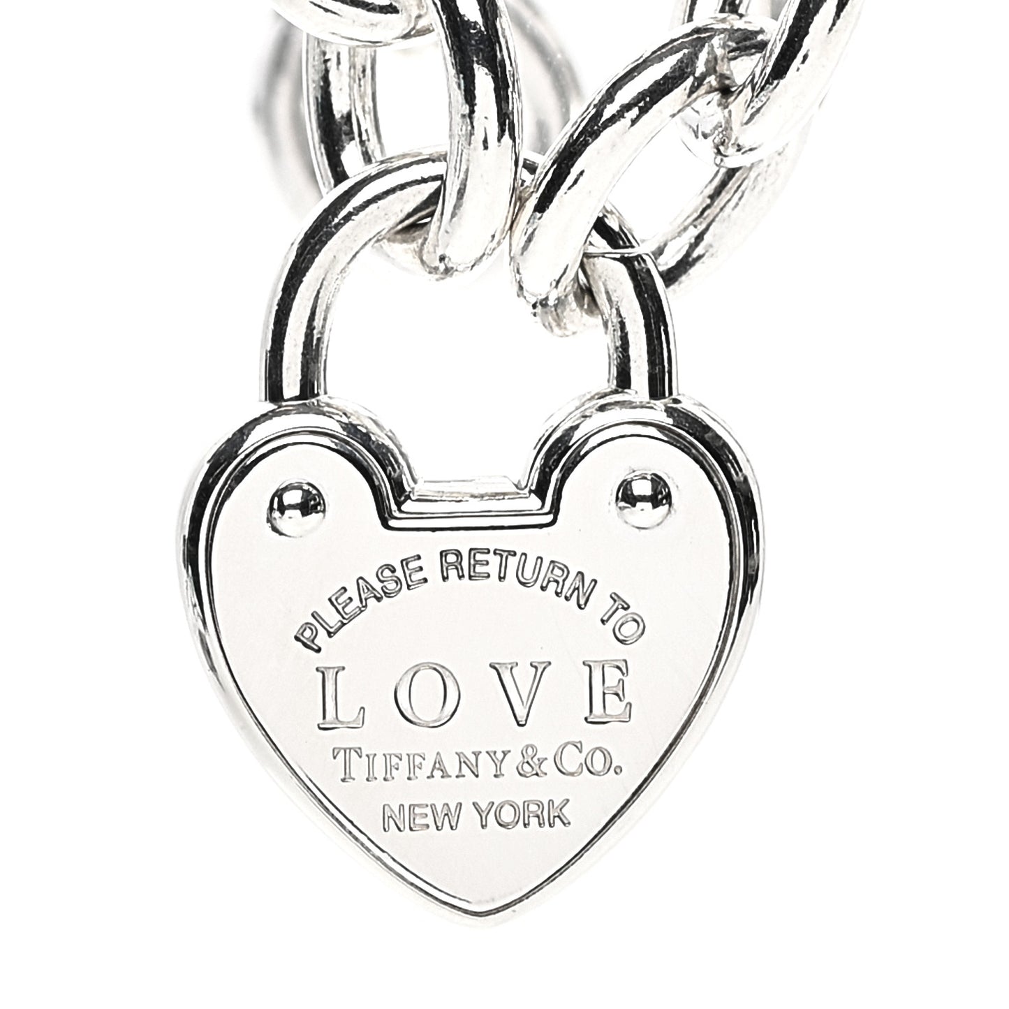 Sterling Silver Return to Tiffany Love Lock Bracelet
