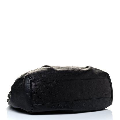 Gucci Guccissima Large Sukey Tote Black 3 of 6