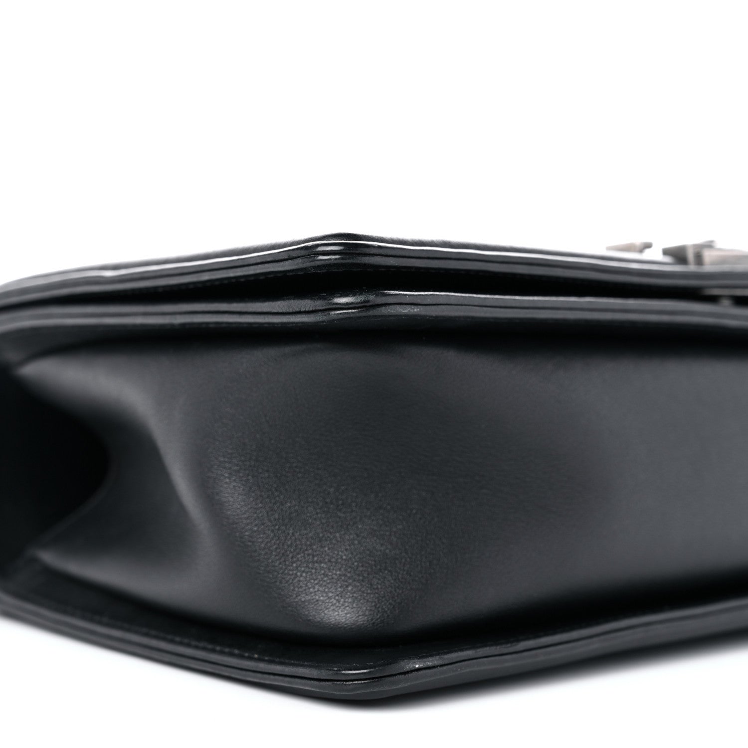 Chanel Lambskin Quilted Medium Boy Flap Black 9 of 11