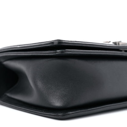 Chanel Lambskin Quilted Medium Boy Flap Black 9 of 11