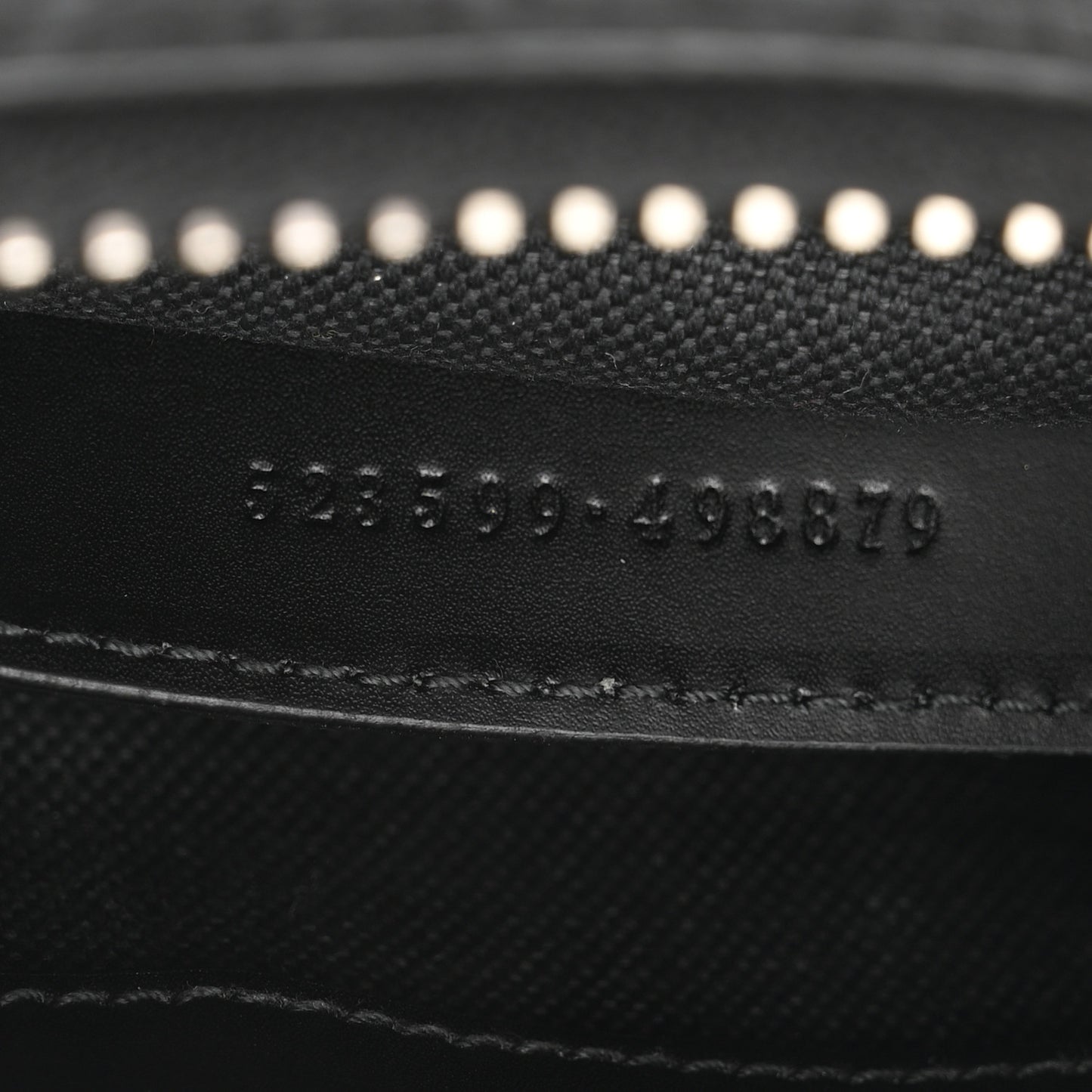 GG Supreme Monogram Web Small Flat Messenger Bag Black Grey