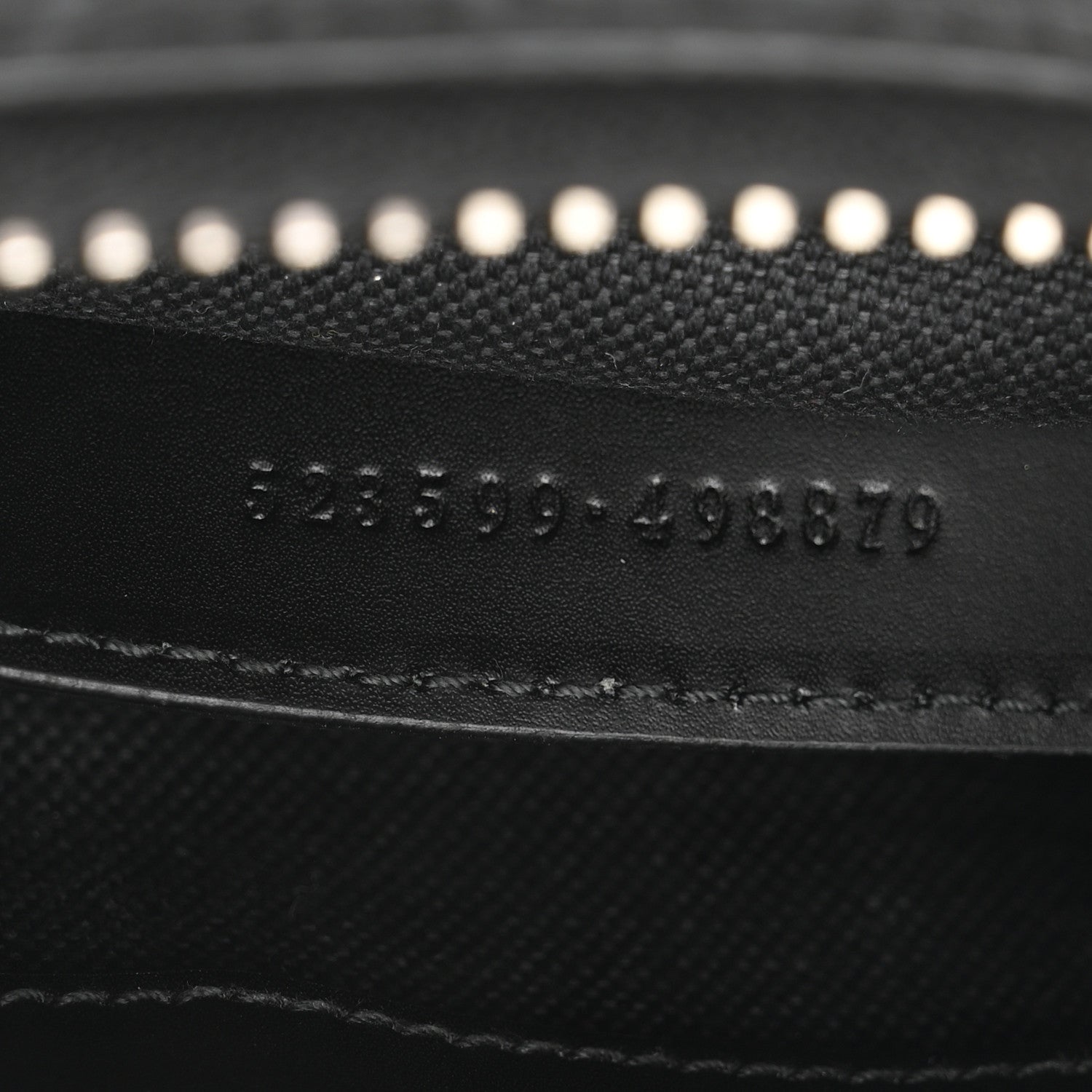 Gucci GG Supreme Monogram Web Small Flat Messenger Bag Black Grey 7 of 10