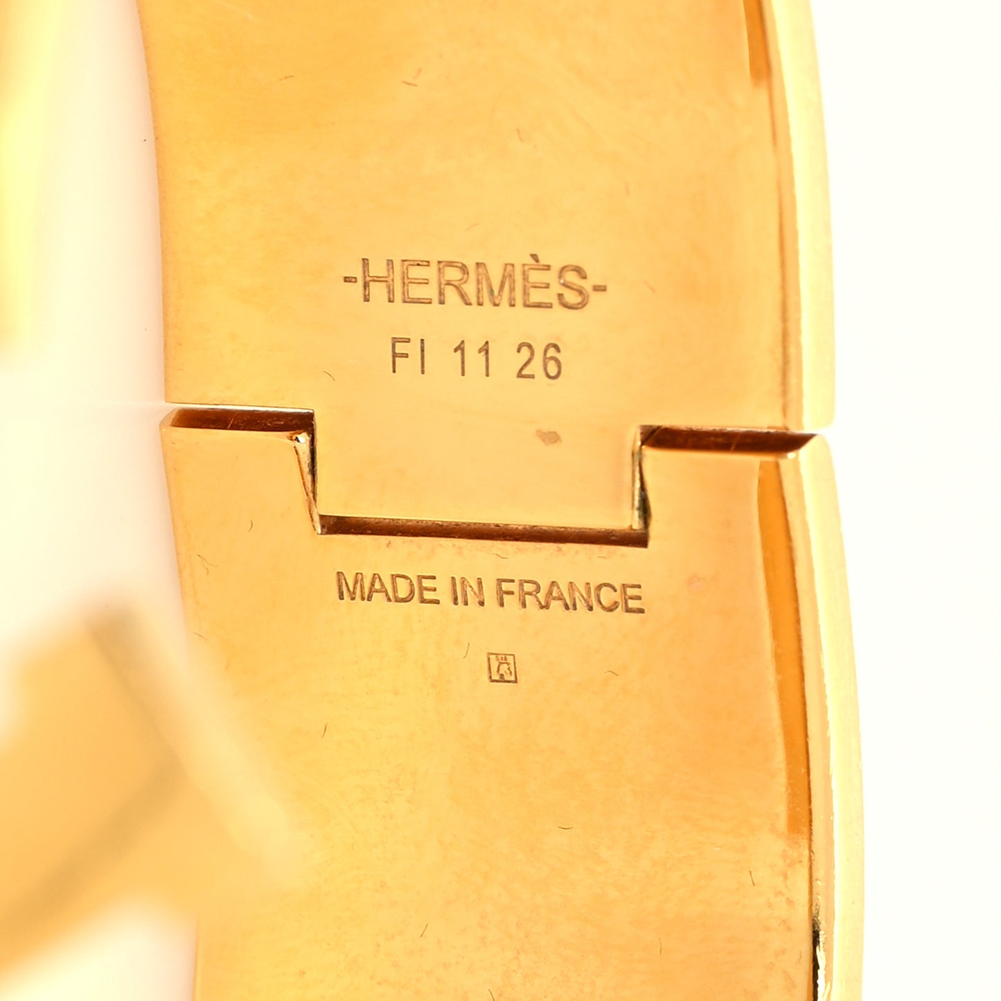 Enamel Wide Clic Clac H Bracelet PM Black