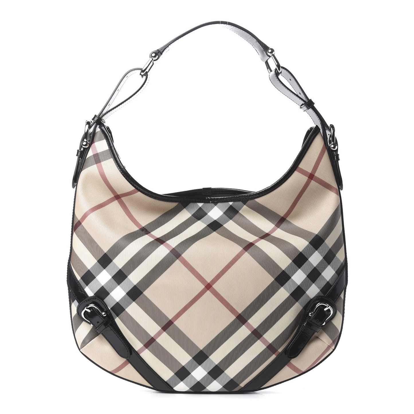 Supernova Check Large Larkin Hobo Black
