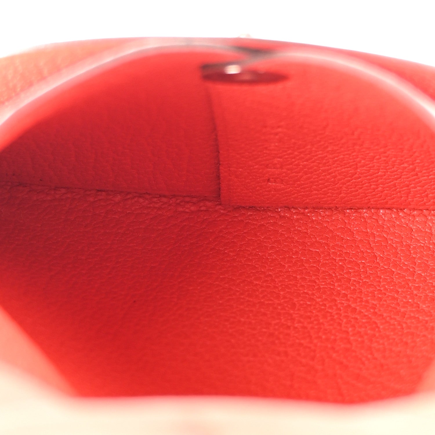 Hermes Ostrich Bastia Coin Purse Capucine 5 of 8
