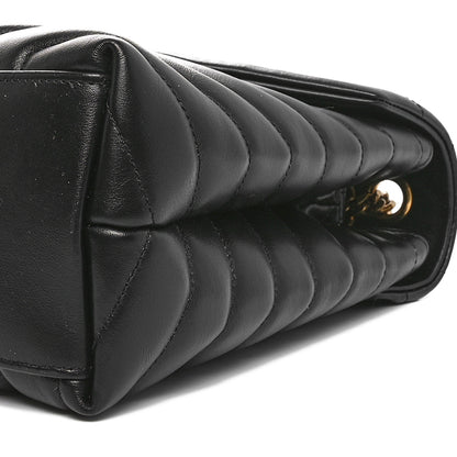 Saint Laurent Calfskin Y Quilted Monogram Medium Loulou Chain Satchel Black 10 of 10