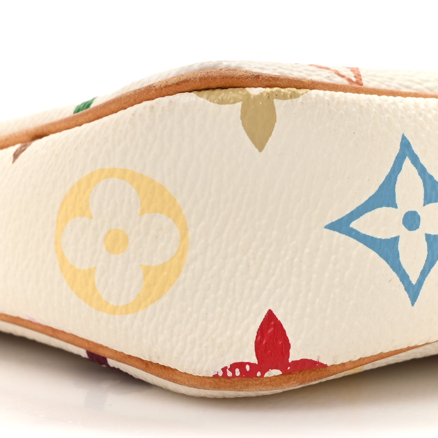 Monogram Multicolor Pochette Accessories White