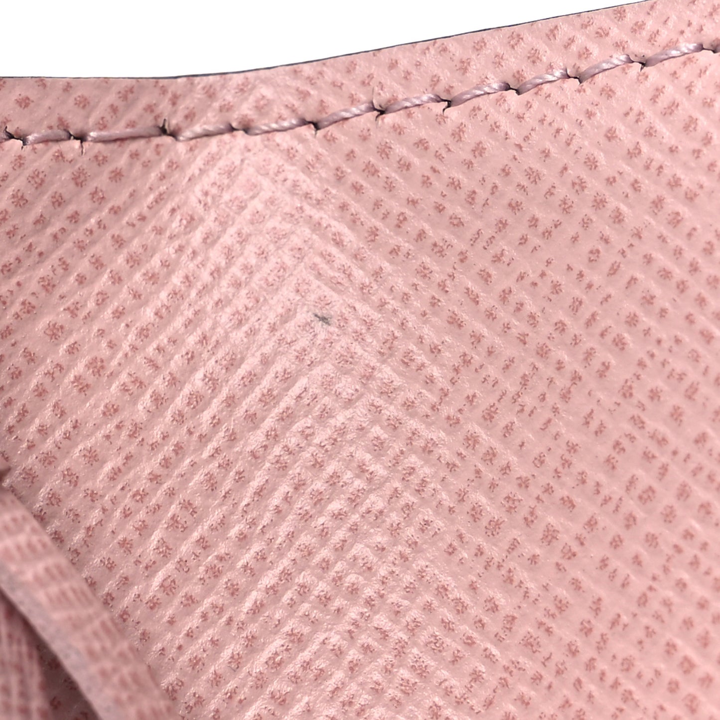 Damier Ebene Rosalie Coin Purse Rose Ballerine