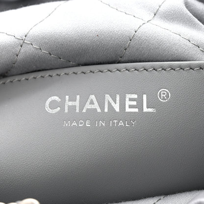 Chanel Shiny Calfskin Quilted Mini Chanel 22 Grey 6 of 10
