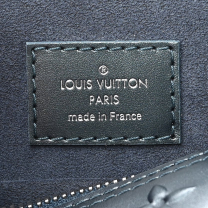 Louis Vuitton Calfskin Alma BB H27 Steel Blue 6 of 9
