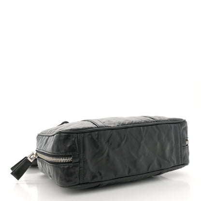 Prada Nappa Antique Medium Re-Edition 2001 Two Handle Bag Black 5 of 12