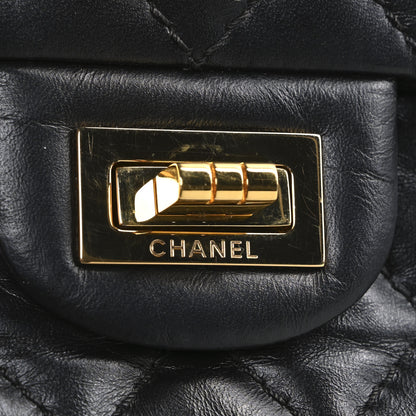 Chanel Aged Calfskin Quilted 2.55 Reissue Mini Flap Black 11 of 12