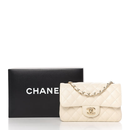 Chanel Caviar Quilted Mini Rectangular Flap White 11 of 11