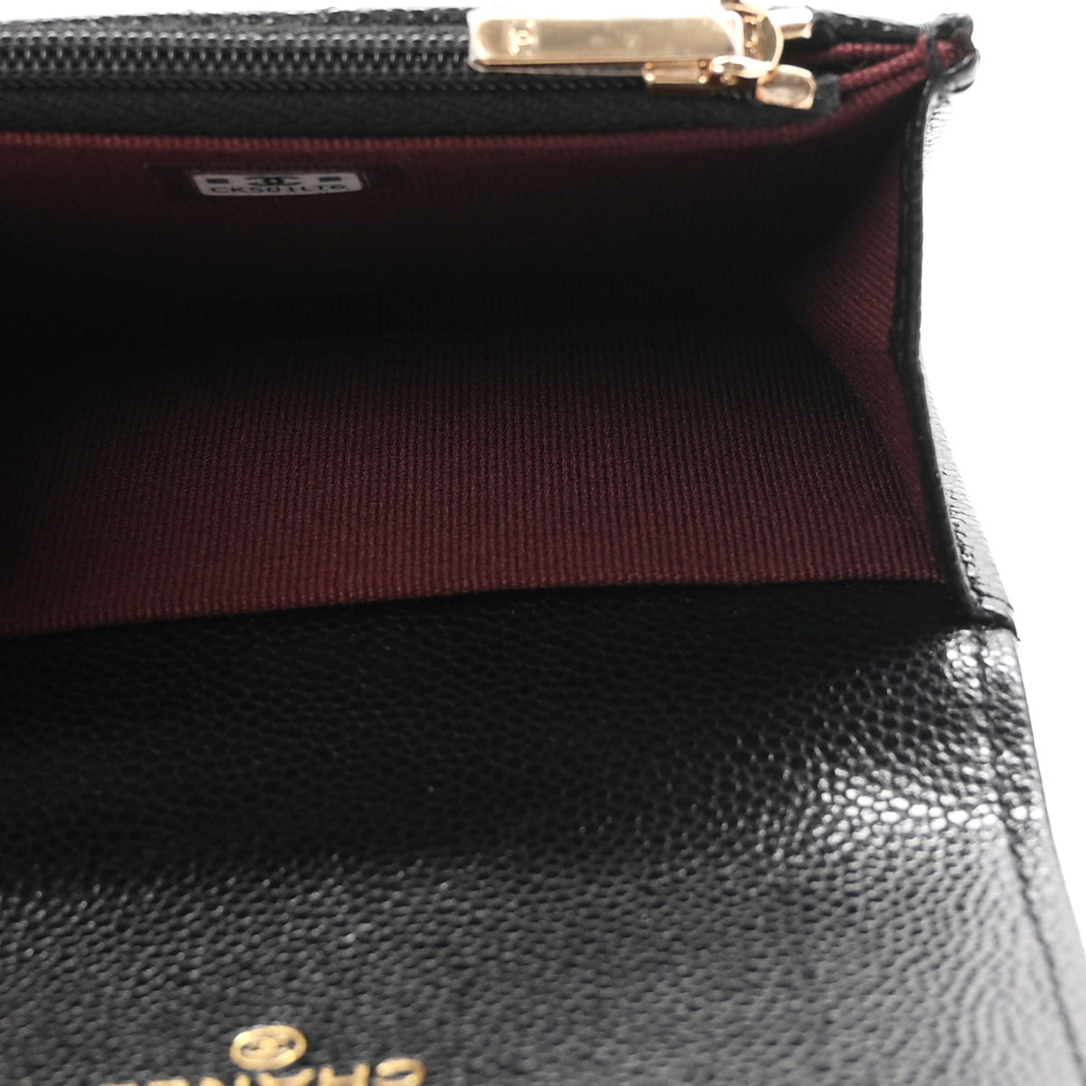 Chanel Caviar Quilted Flap Card Holder Black 5 of 9