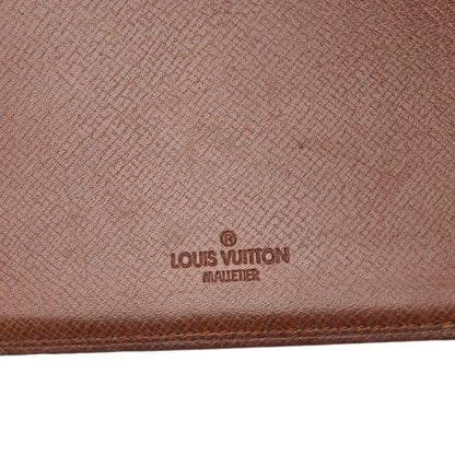 Louis Vuitton Monogram Simple Checkbook Holder Wallet Cover 6 of 7