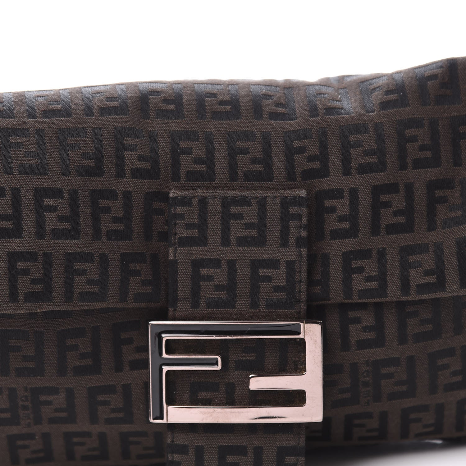 Fendi Zucchino Baguette Brown 8 of 8