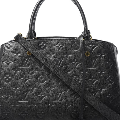 Louis Vuitton Empreinte Montaigne MM Black 8 of 10