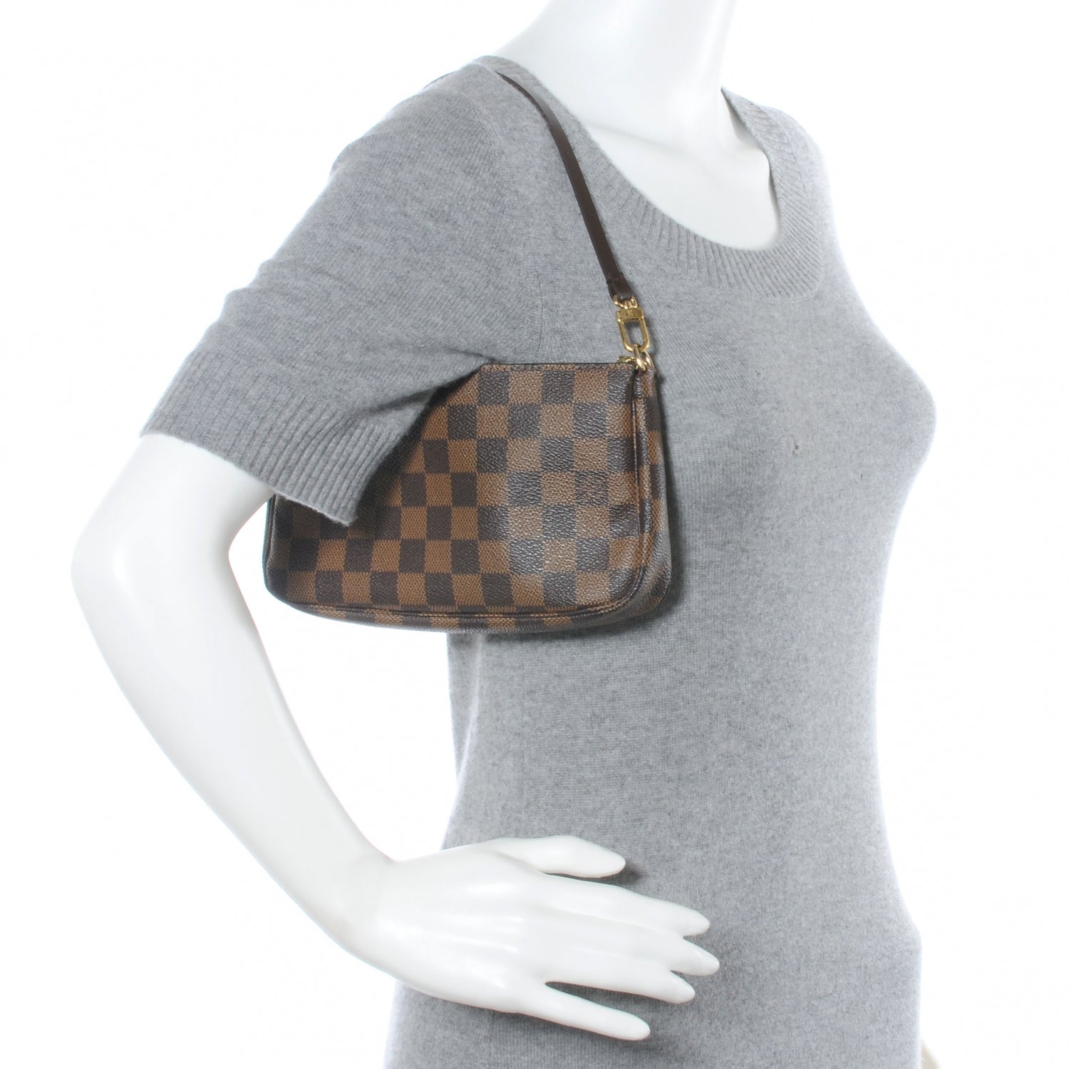 Louis Vuitton Damier Ebene Pochette Accessories Bag 2 of 7