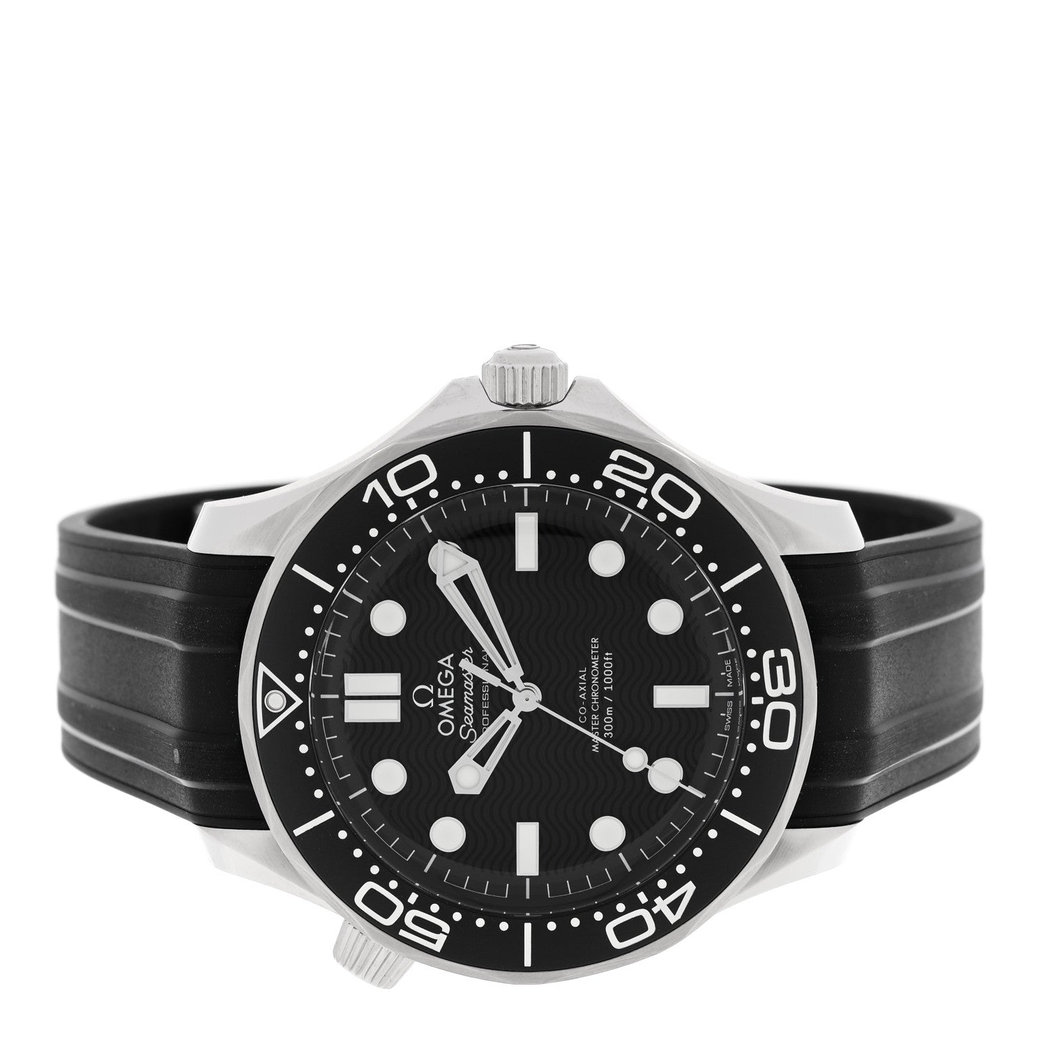Omega Stainless Steel Rubber 42mm Seamaster Diver 300M Co-Axial Master Chronometer Automatic Watch Black 210.32.42.20.01.003 2 of 5