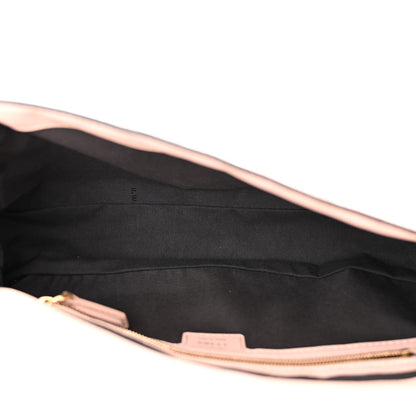 Fendi Nappa FF 1974 Embossed Baguette Rosa Quarzo 5 of 13