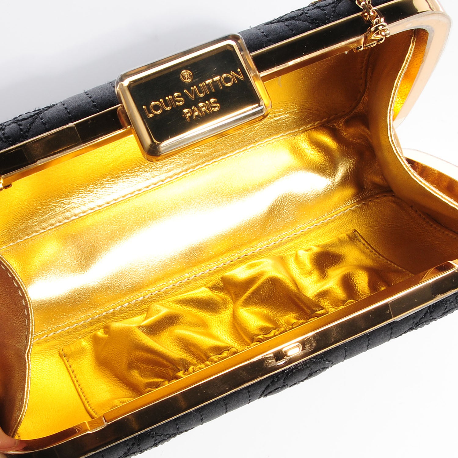 Louis Vuitton Monogram Motard Minaudiere Clutch Black 6 of 9