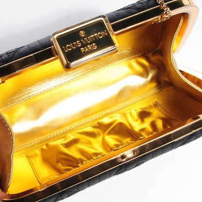 Louis Vuitton Monogram Motard Minaudiere Clutch Black 6 of 9