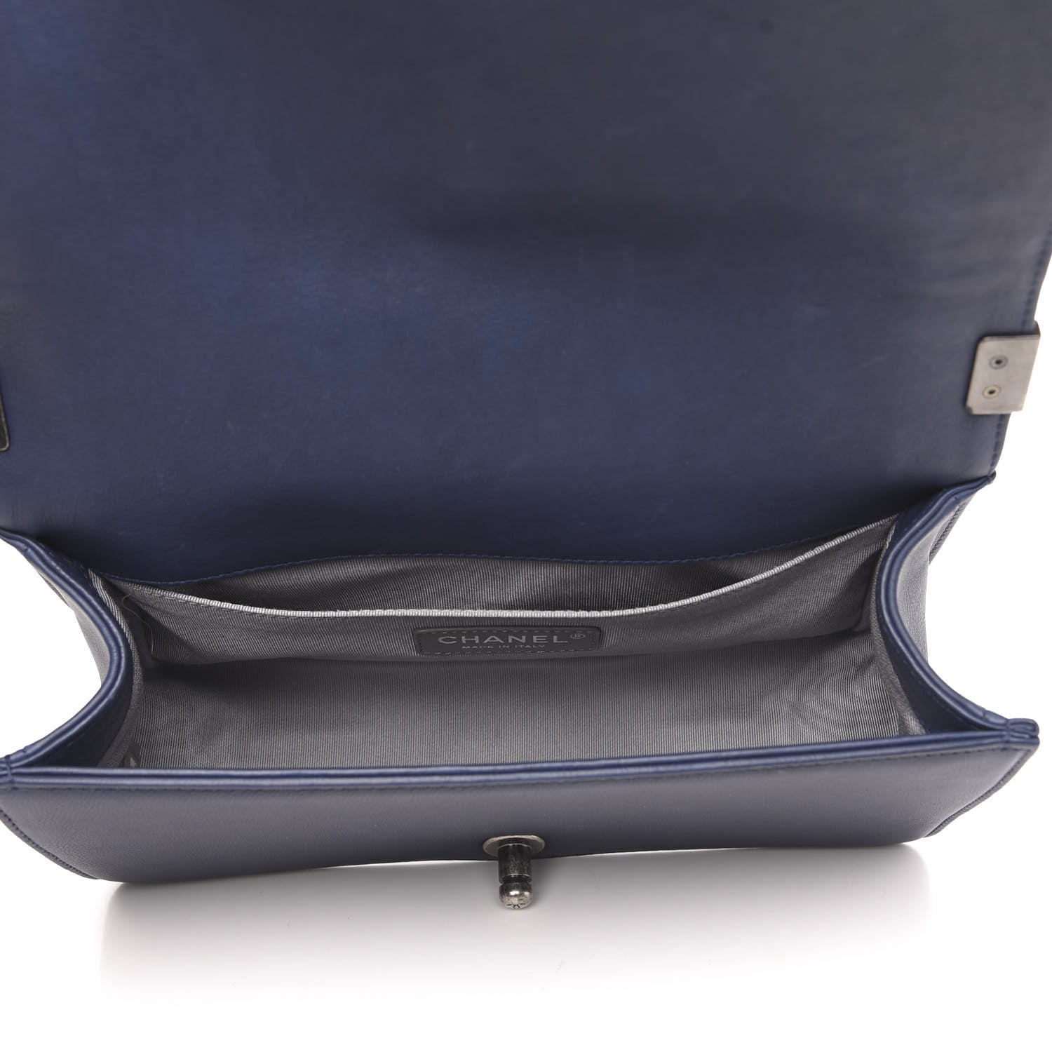 Chanel Calfskin Quilted Small Boy Flap Navy 5 of 14