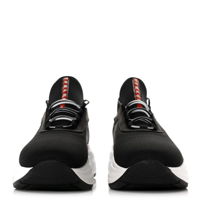 Prada Mesh Neoprene America’s Cup 45mm Sneakers 38.5 Black White 2 of 6