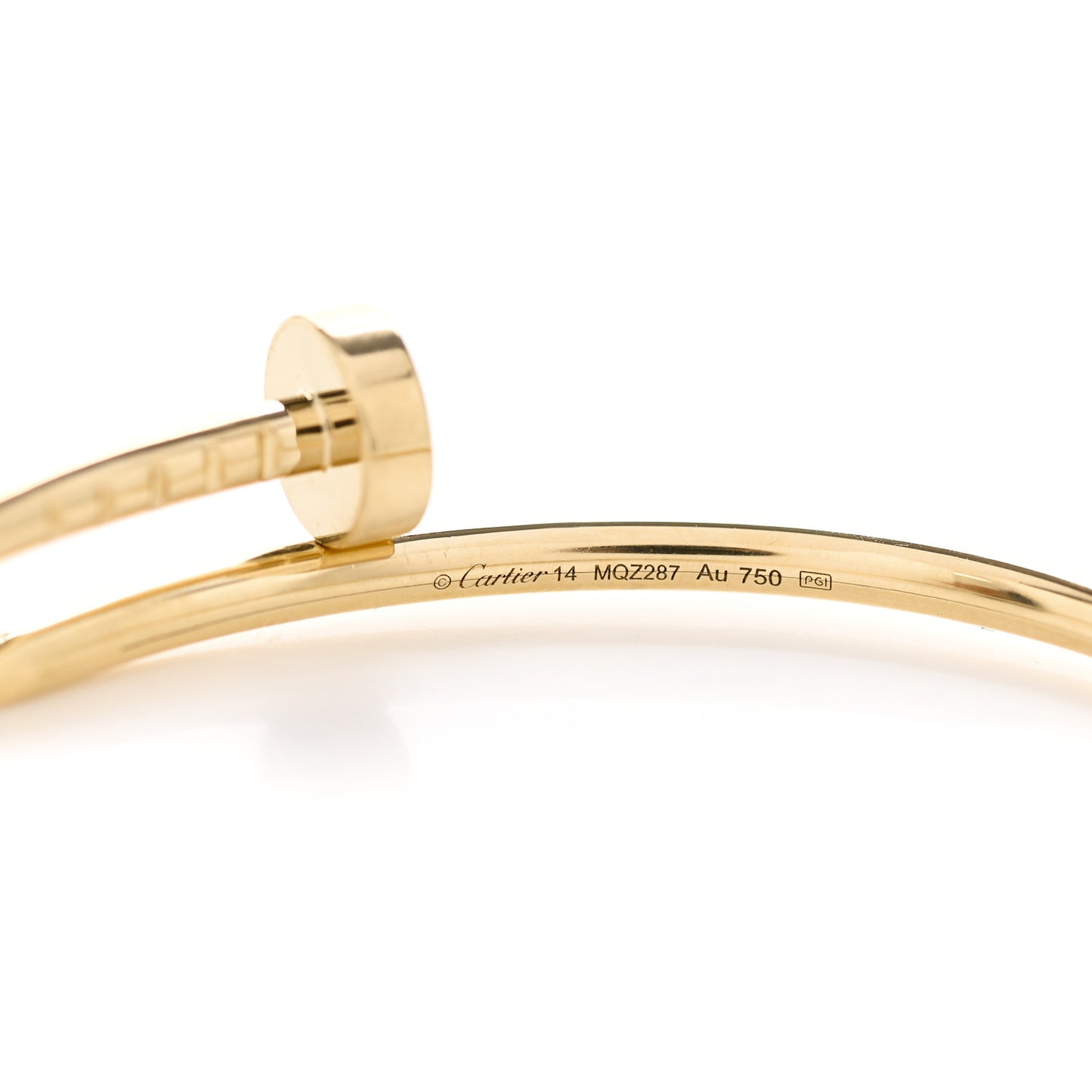 18K Yellow Gold Small Juste Un Clou Bracelet 14
