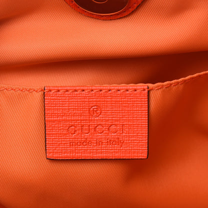 Gucci GG Supreme Monogram Kids Rocket Cat Tote Rose Orange 6 of 9