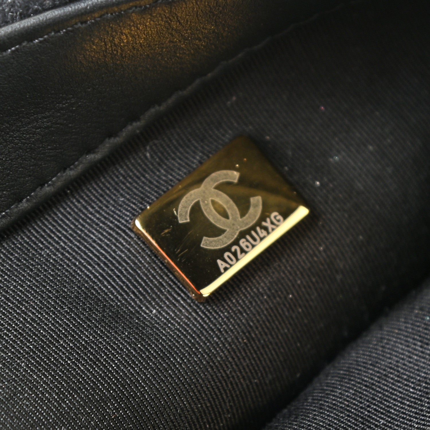 Chanel Wool Quilted Medium Chanel 19 Flap Black Grey 5 of 8