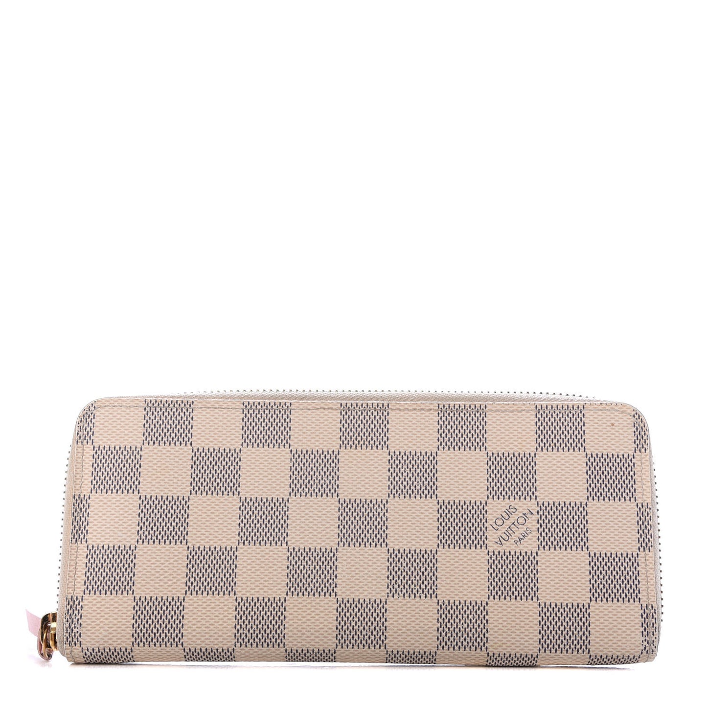 Damier Azur Clemence Wallet Rose Ballerine